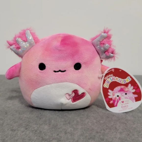 Squishmallows | Toys | 5 Aleka Axolotl Dark Pink Valentine Exclusive ...